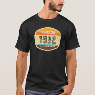 90. Geburtstag Grafische T-Shirts Vintag 1932 Alle