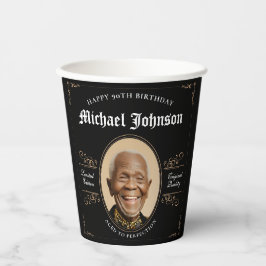 90. Geburtstag im Alter bis Perfection Classic Vin Pappbecher