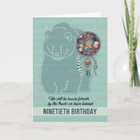 90. Geburtstag Indischer Bär Dreamcatcher