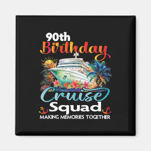 90. Geburtstag Kreuzplatz Freunde Familienurlaub Magnet