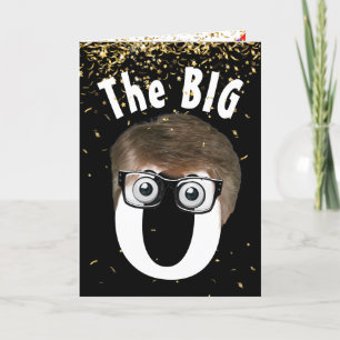 90. Geburtstag Mann auf schwarz Karte