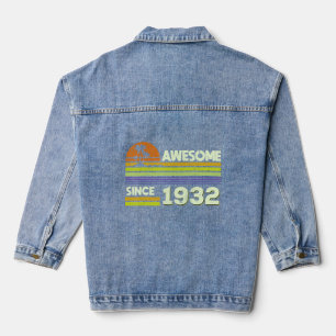 90. Geburtstag Männer Frauen Phantastisch seit 193 Jeansjacke