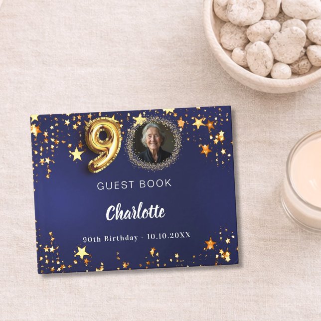90. Geburtstag Marinebar Goldsterne Foto Gästebuch (Von Creator hochgeladen)