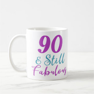 90. Geburtstag noch fabelhaft Kaffeetasse