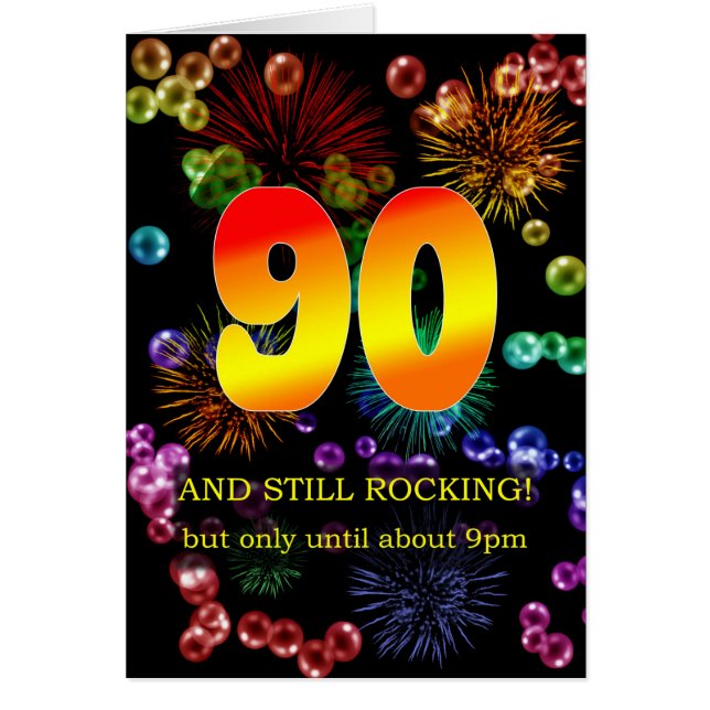 90. Geburtstag noch rockend (Vorne)