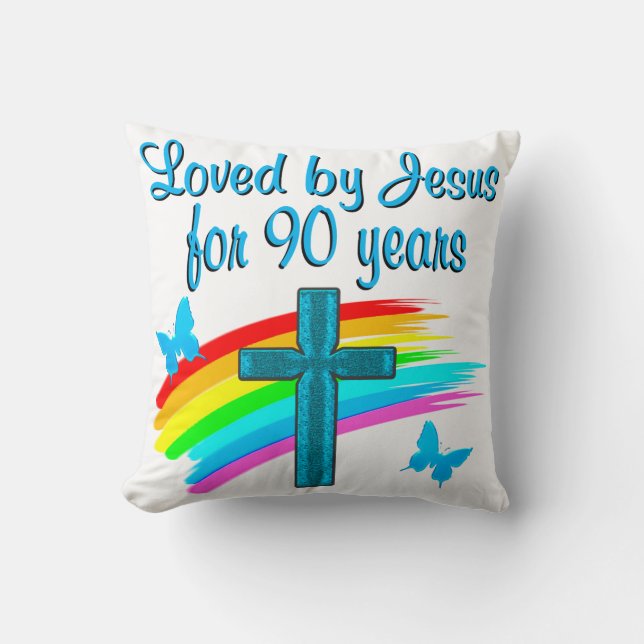 90. GEBURTSTAG PRAYER KISSEN (Vorderseite)