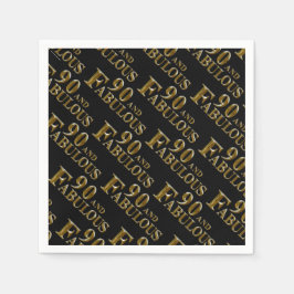 90. Geburtstag Serviette