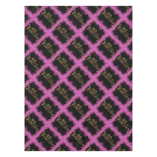 90. Geburtstag Tischdecke (Vorderseite)