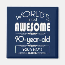 90. Geburtstag Welten Beste fabelhafte Dunkelblau