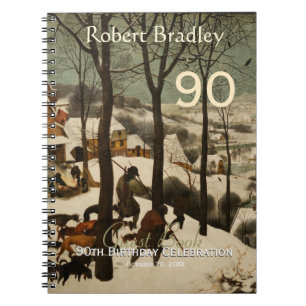 90. Geburtstags-Feier-kundengerechtes Gast-Buch Notizblock
