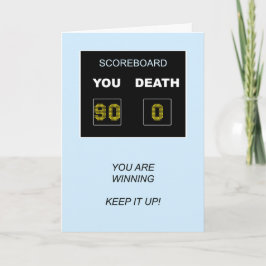 90. Geburtstagsanzeiger Karte