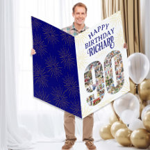 90. Geburtstagsnummer mit 90 Fotos Jumbo Geburtsta