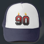 90. Geburtstagsparty Truckerkappe<br><div class="desc">90th Birthday Party Hat</div>