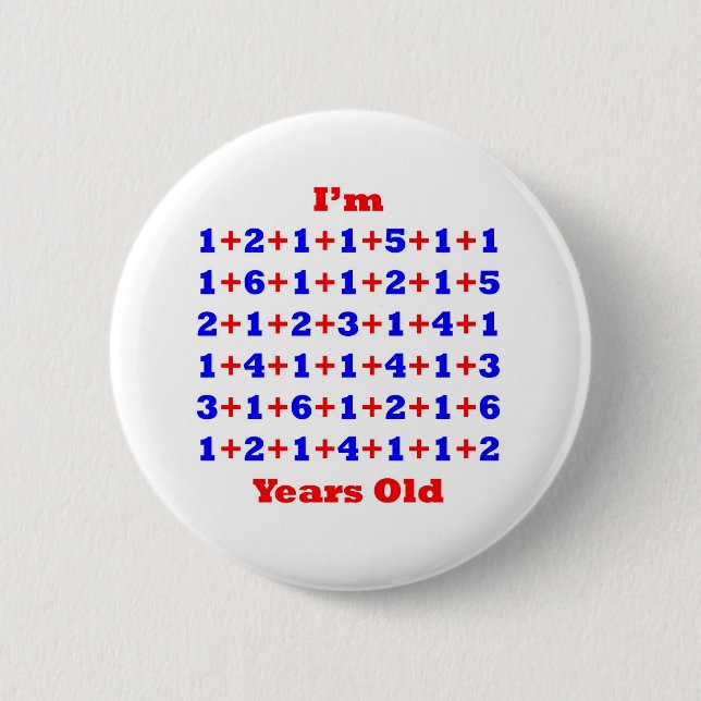 90 Jahre alt! Button (Vorderseite)