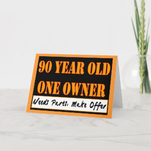 90 Jahre alt, ein Eigentümer - benötigt Teile, Ang Karte