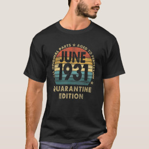 90 Jahre alt Geboren im Jahre 1931 90. Birthday Qu T-Shirt