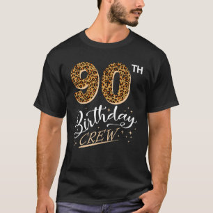 90 Jahre alt Geburtstag Leopard Print 90. Geburtst T-Shirt