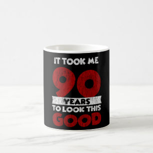 90 Jahre alt hat mich zum 90. Geburtstag gut ausse Kaffeetasse