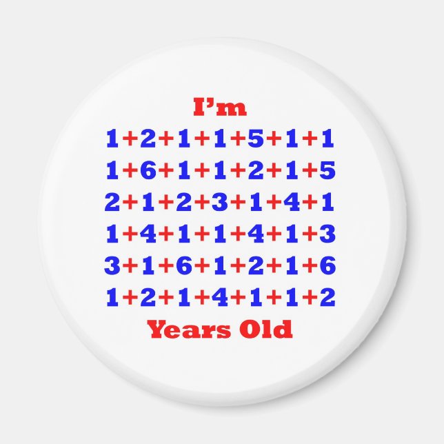 90 Jahre alt! Magnet (Vorne)