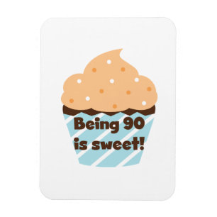 90 Jahre alt sind süße T - Shirt und Geschenke zum Magnet
