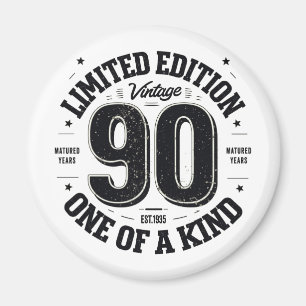 90 Jahre alte Geschenke Vintage 1935 limitierte Au Magnet