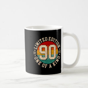 90 Jahre alte Vintage 1936 limitierte Auflage 90. Kaffeetasse
