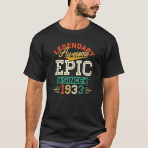 90 Jahre alter legendärer Phantastischer Epic seit T-Shirt