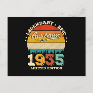 90 Jahre alter Tag 1935 Phantastisches 90. Geburts Postkarte
