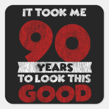 90 Jahre alter Tag sah mich gut aus 90. Geburtstag