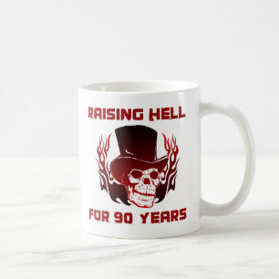 90 Jahre Hell anheben Tasse