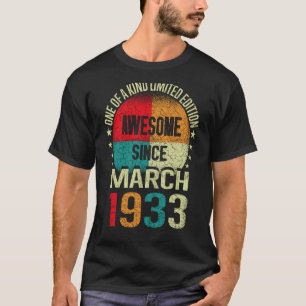 90 Jahre Phantastisch Seit März 1933 Vintag 90. Ge T-Shirt