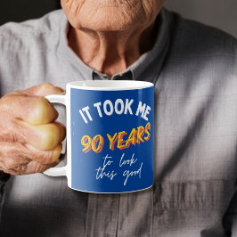 90 Jahre, um dieses gute 90. Geburtstag neunzig Ja Kaffeetasse