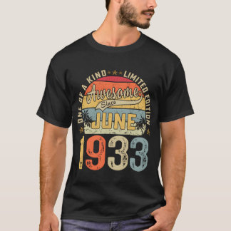 90. Juni 1933 90. Mädchen T-Shirt
