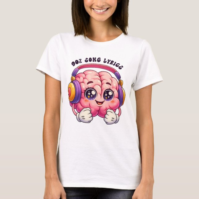 90 % Texte T-Shirt (Vorderseite)
