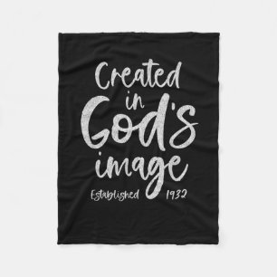 90 Year Old Christian Jesus 1932 90th Birthday Fleecedecke