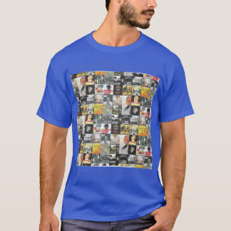 90er 00er Indie Britpop-Alben Hommage Collage Fami T-Shirt