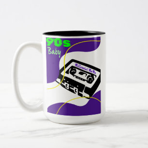 90er Baby Millennium MaMa Zweifarbige Tasse
