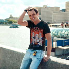 90er Bootleg Rap Tee Custom Foto T - Shirt