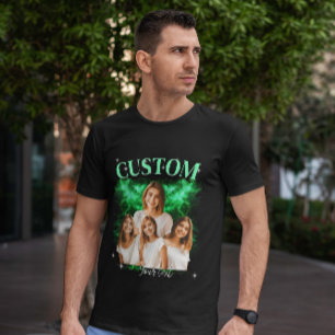 90er Bootleg-Shirt Rap-Stil Vintage Custom-Shirt T-Shirt