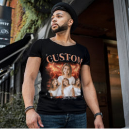 90er Bootleg-Shirt Rap-Stil Vintage Custom-Shirt T-Shirt