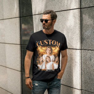 90er Bootleg-Shirt Rap-Stil Vintage Custom-Shirt T-Shirt