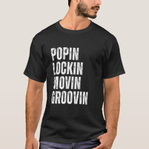 90er Breakdancing Retro Tanzcrew Old School Musik T-Shirt