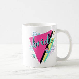 90er Bride Bridesmaid Retro 90er Junggeselinnen-Ab Kaffeetasse