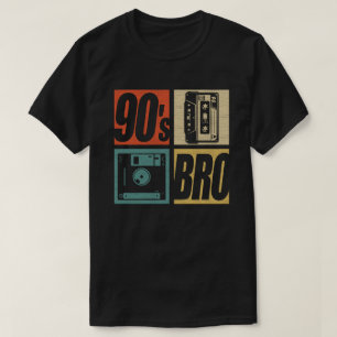 90er Bro 1990er Fashion 90 Theme Party 90ties T-Shirt