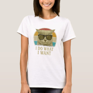 90er Cat Lovers Funny I Do T-Shirt