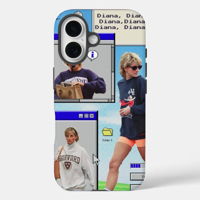 90er Diana Case-Mate iPhone Hülle (Rückseite)