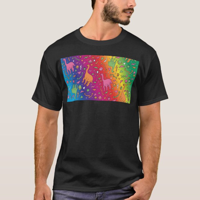90er Dinosaurier vintage T-Shirt (Vorderseite)