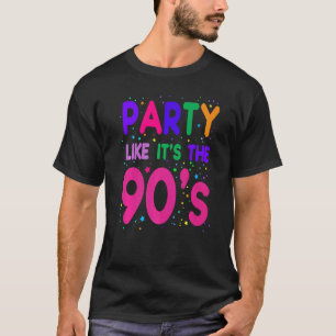 90er Frauen Rave-Outfit & 1990er Fancy Dress 1 T-Shirt