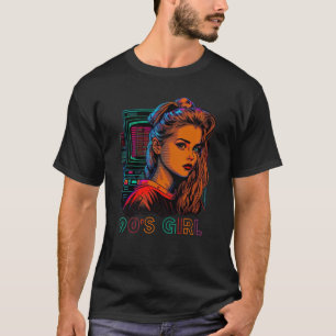 90er Girl 1990er Mode Themenparty-Outfit Neunziger T-Shirt