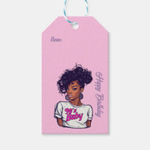 90er-Girl Birthday Bash (Pink) Tag